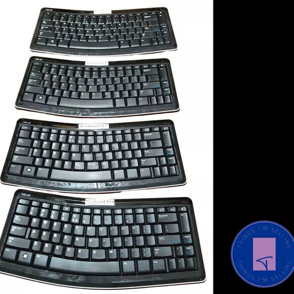 Lot Of 5 Microsoft Bluetooth Mobile Keyboard 6000 - USED - Picture 1 of 6